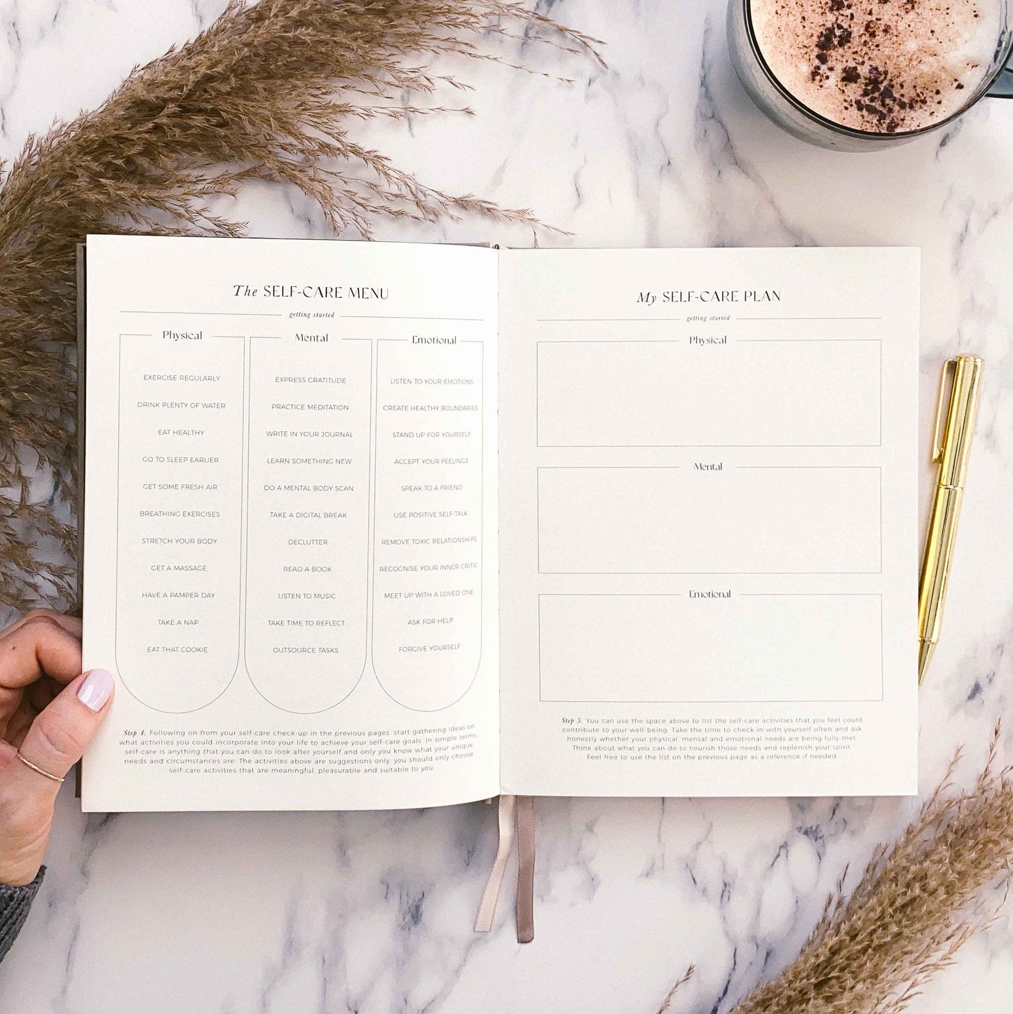 My Daily Self-Care Journal (Pebble)